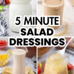 Pinterest pin for homemade salad dressing ideas.