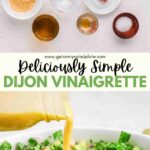 Pinterest pin for classic Dijon vinaigrette.